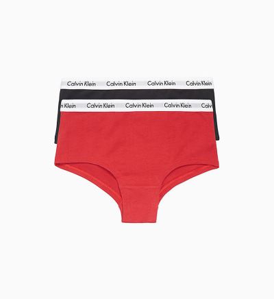 Calvin Klein Ruhák HU625323 | Calvin Klein Modern Cotton Lány Csípő Bugyi Fekete / Piros